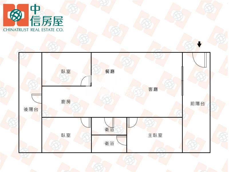 頂埔國小電梯大三房房屋室內格局與周邊環境