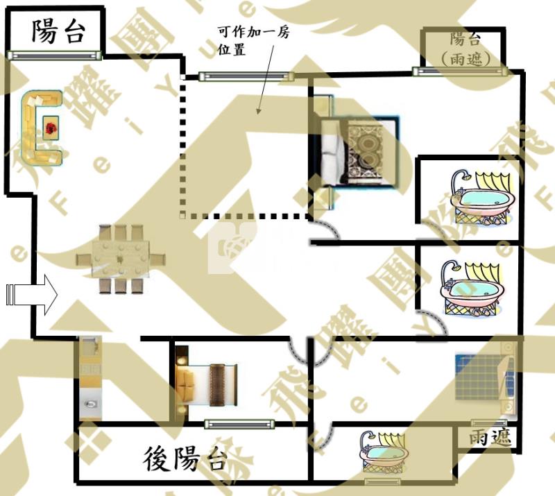 全新未住青埔A19站3+1房雙車質感社區房屋室內格局與周邊環境
