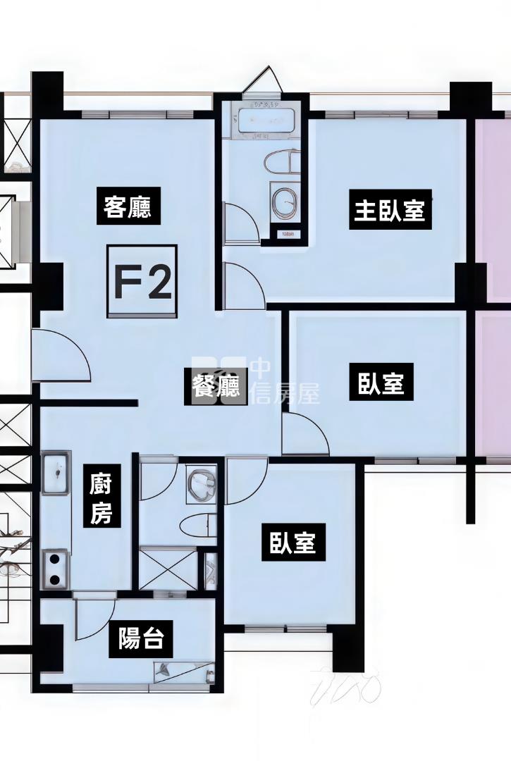 新捷市3房雙車房屋室內格局與周邊環境