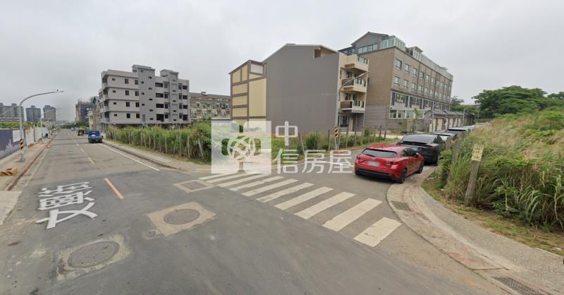 大園雙面臨路三角窗建地房屋室內格局與周邊環境