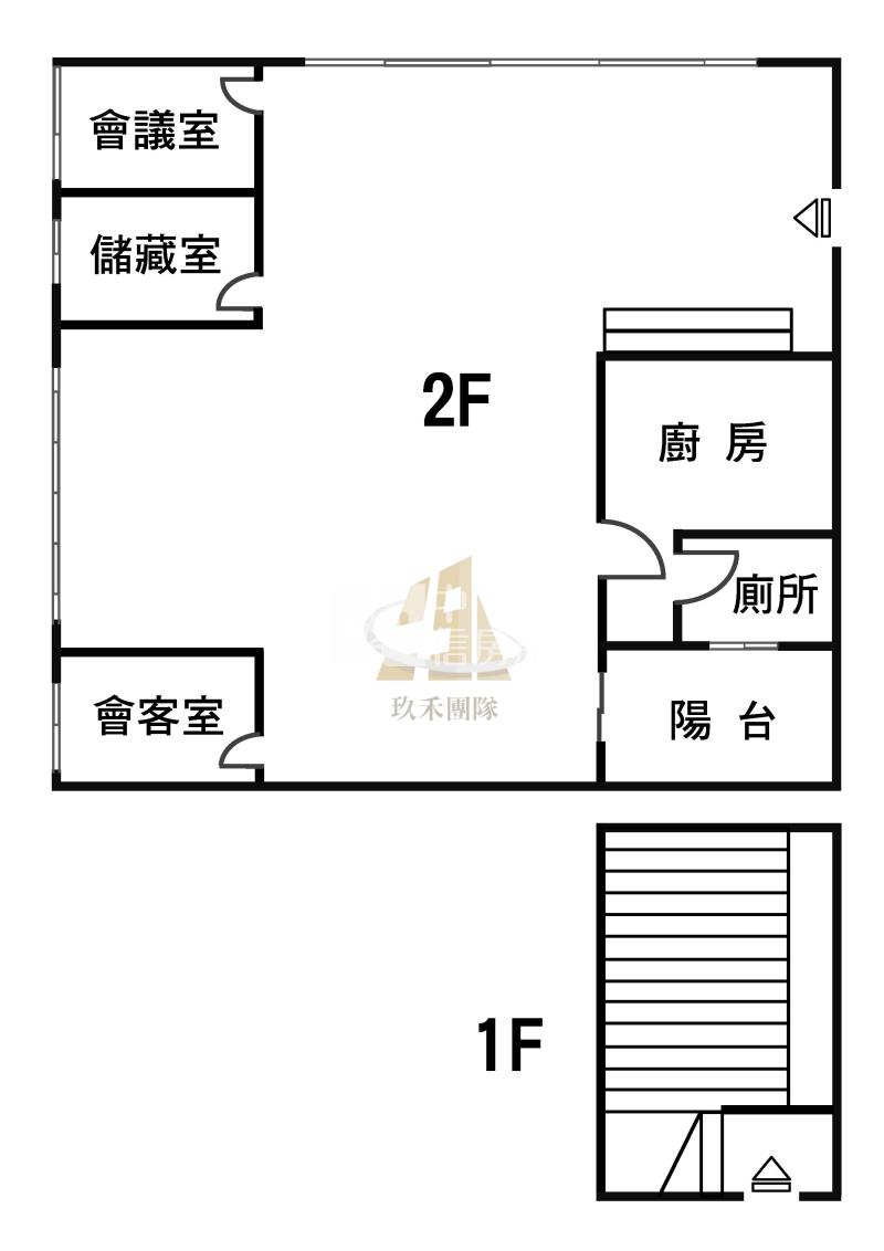 【玖禾】【專】青埔A19捷運站辦公室/補習班/咖啡廳房屋室內格局與周邊環境