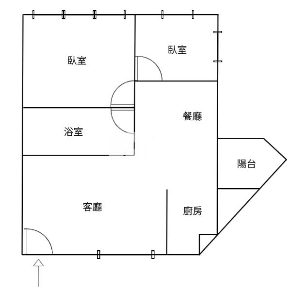 桃園,中平商圈【吾家麗】低總價精緻兩房車房屋室內格局與周邊環境
