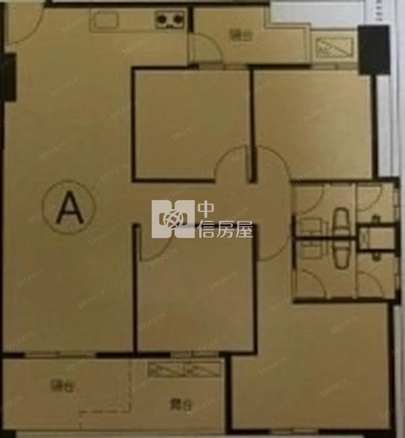 火車站四房平車房屋室內格局與周邊環境