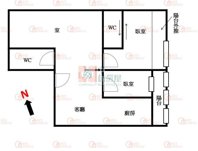 親親至高全新裝潢美兩房房屋室內格局與周邊環境