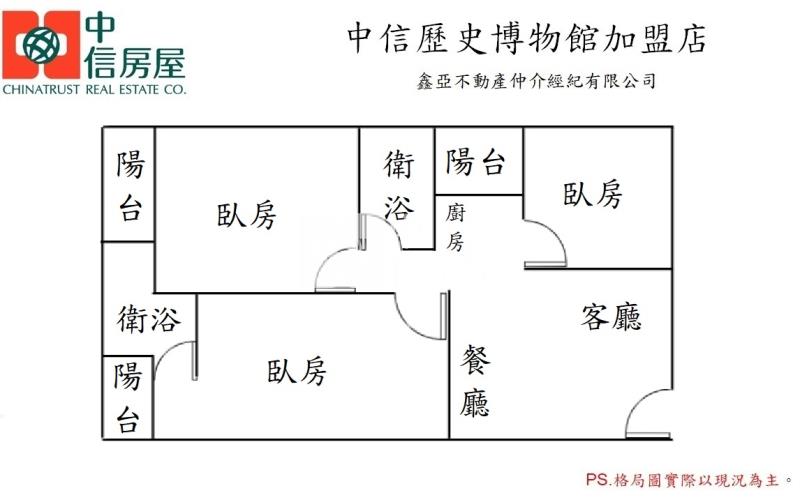 森億居全新未住三房平車(I)房屋室內格局與周邊環境