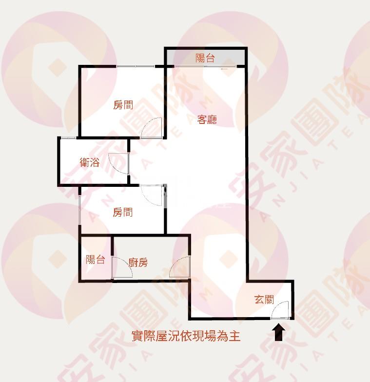 【安家】鴻築吾江2房車景觀戶房屋室內格局與周邊環境