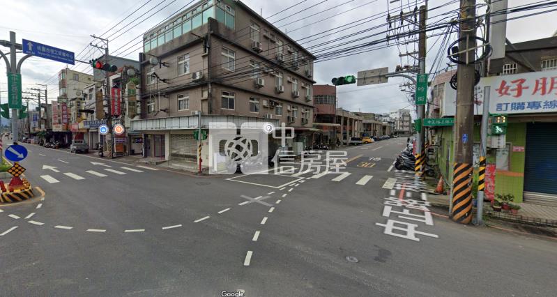 龍潭臨路超大面寬三角窗店面房屋室內格局與周邊環境