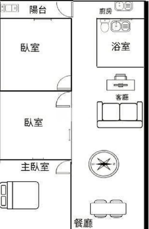 武陵龍安商圈美3房(中信卓越團隊)房屋室內格局與周邊環境