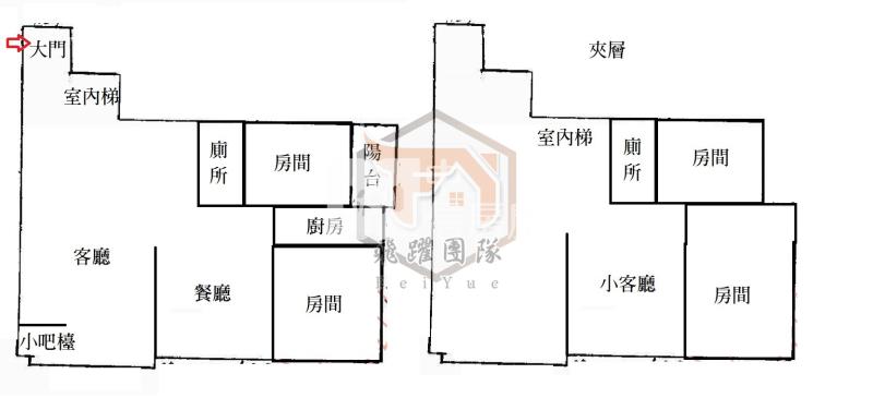 專~龍潭寶第★電梯山景大四房房屋室內格局與周邊環境