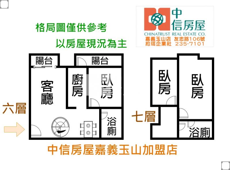 僑平國小平車三房 ★影音空拍在中信嘉義玉山店房屋室內格局與周邊環境