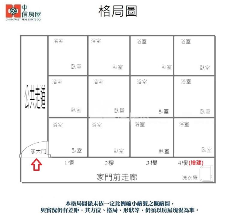 536-近銘傳大學邊間12間套房透天【中信王牌二店】房屋室內格局與周邊環境