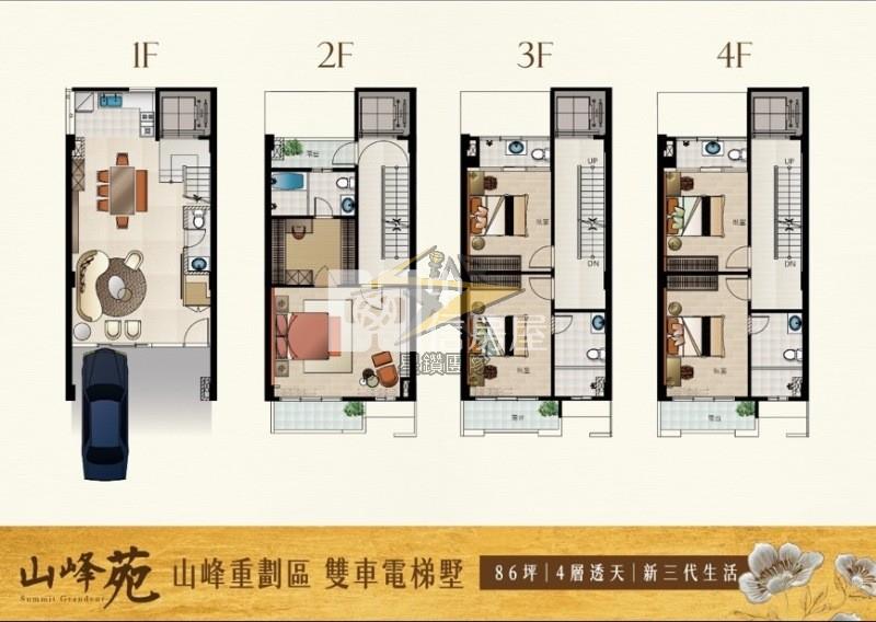 【星鑽】平鎮全新透天別墅 協立山峰苑A房屋室內格局與周邊環境