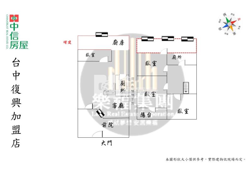 中山大興商圈低總價透天房屋室內格局與周邊環境