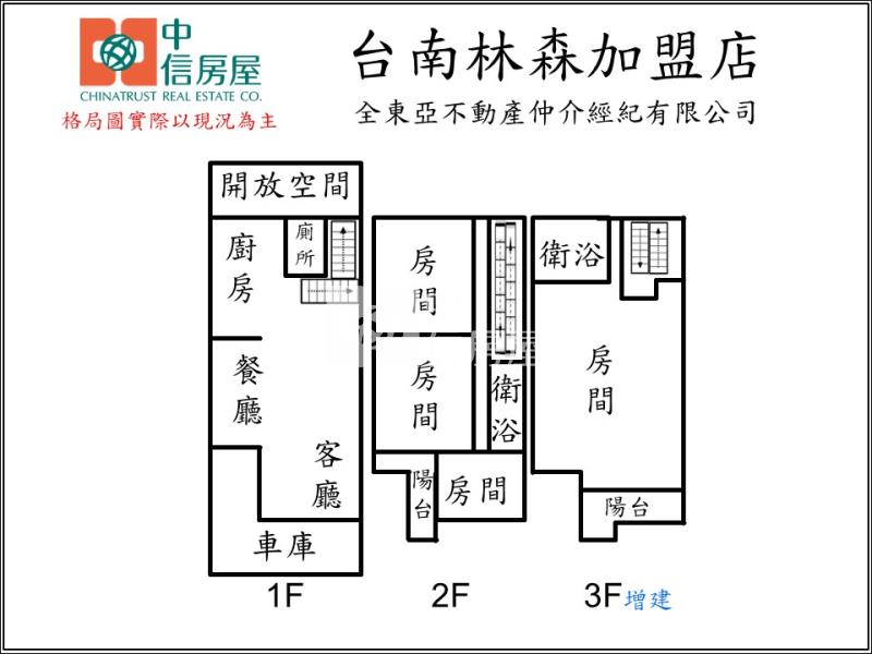 商60全新整修大面寬車墅房屋室內格局與周邊環境