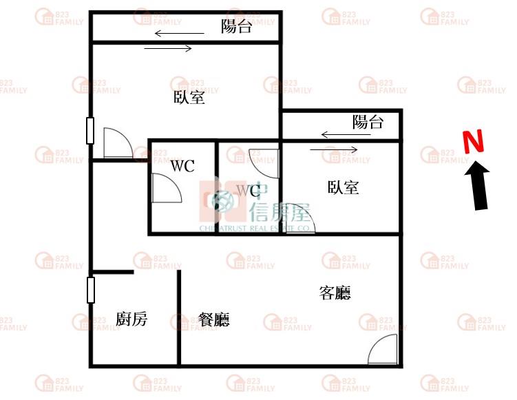 科博館低總價全新整理三樓美寓房屋室內格局與周邊環境