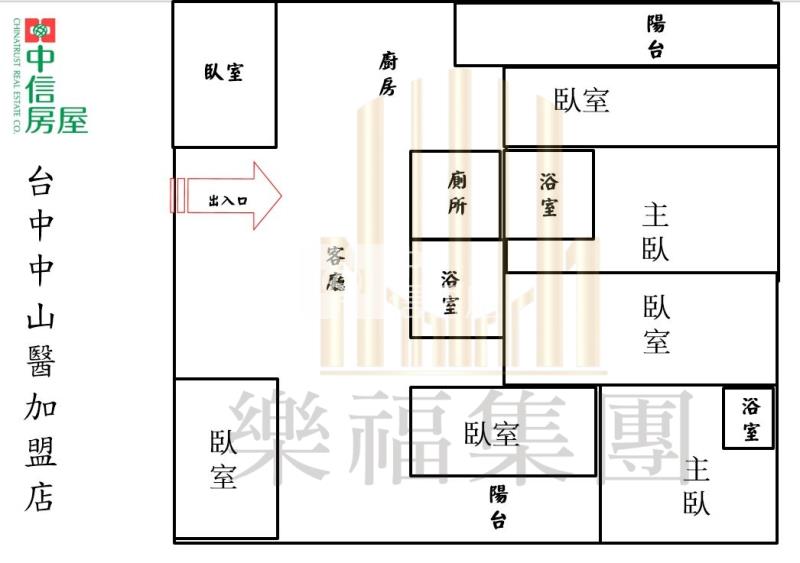南區中興河畔電梯華廈房屋室內格局與周邊環境