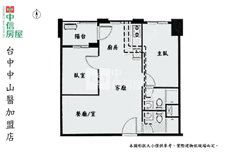 佳昂太和3全新兩房兩衛平車帝王戶房屋室內格局與周邊環境