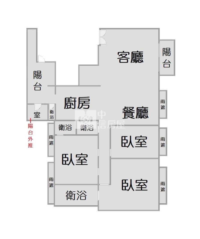 惠宇天青17A全新未住房屋室內格局與周邊環境
