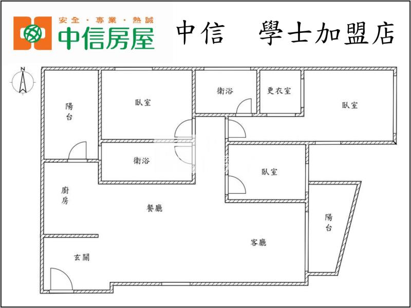 獨家★五期精銳質感宅★大三房雙平車房屋室內格局與周邊環境