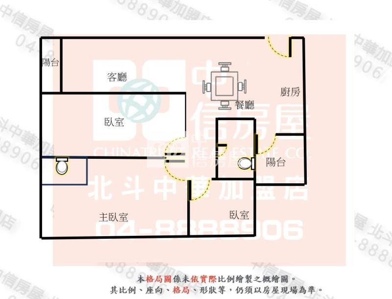 北斗富邑19號二百萬裝潢3房平車(專房屋室內格局與周邊環境