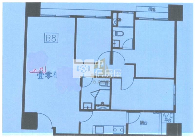【玖禾】過嶺大清城双3房車位房屋室內格局與周邊環境