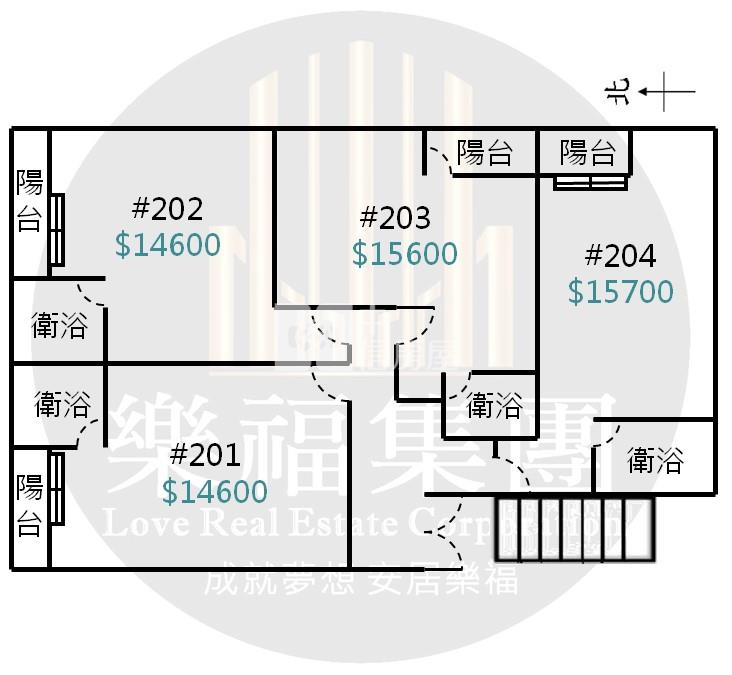 曉明女中收租四套房房屋室內格局與周邊環境