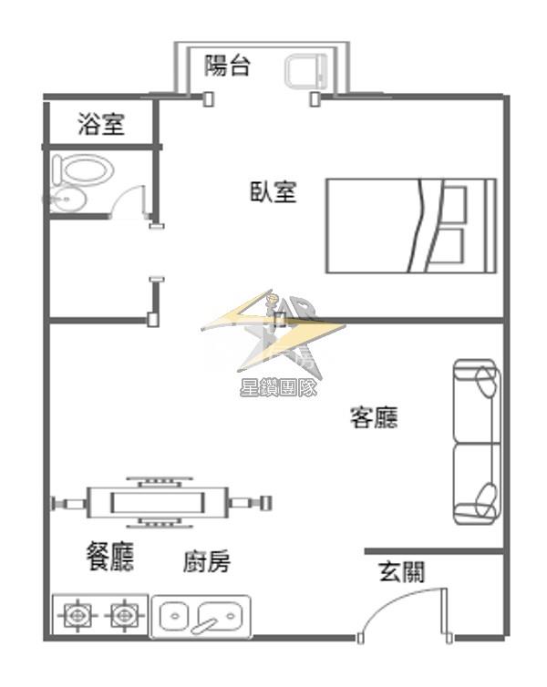 【星鑽】(專委)青埔A18高鐵捷運1+1房車房屋室內格局與周邊環境