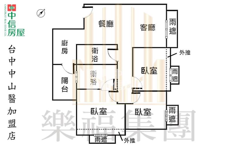允將行旅輕屋齡高樓三房B1平車房屋室內格局與周邊環境