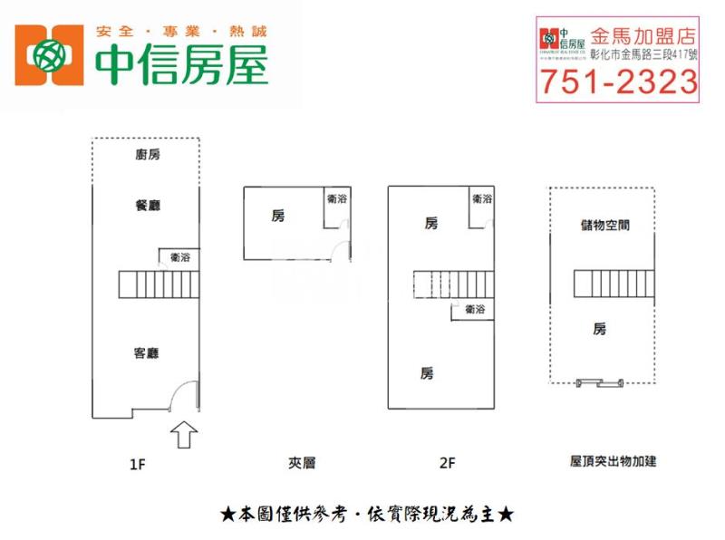彰興全新整理美透天房屋室內格局與周邊環境