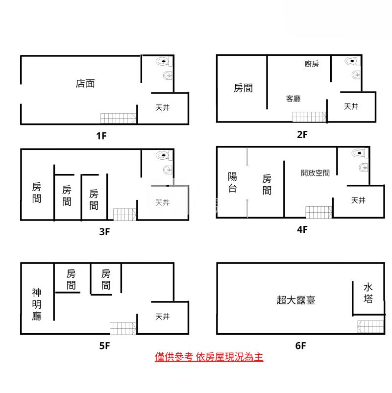 中山西門商業區店面房屋室內格局與周邊環境