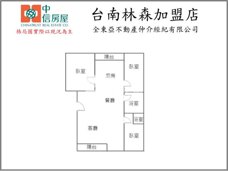 歸仁圓環輕奢精裝車寓(A)房屋室內格局與周邊環境