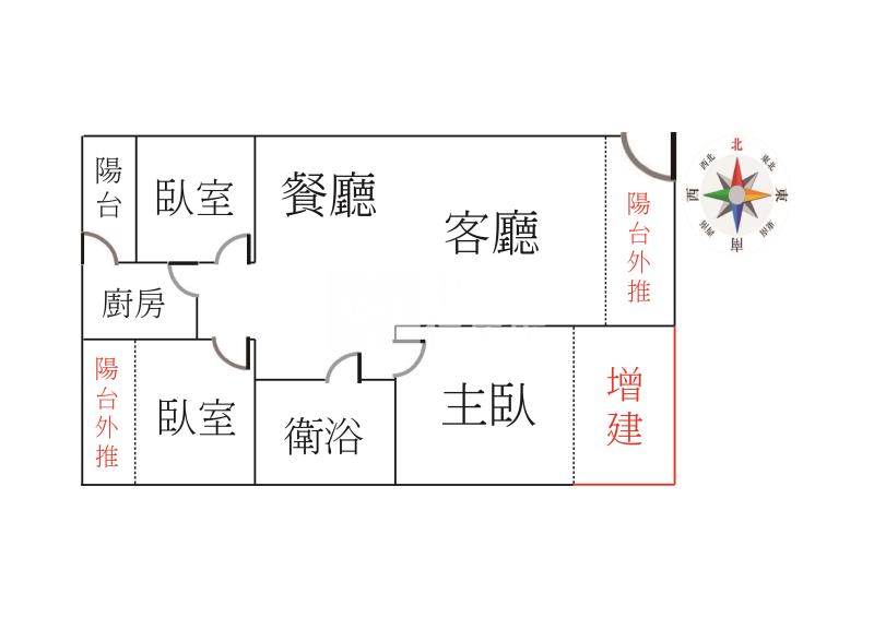 大里中興商圈三房平車房屋室內格局與周邊環境