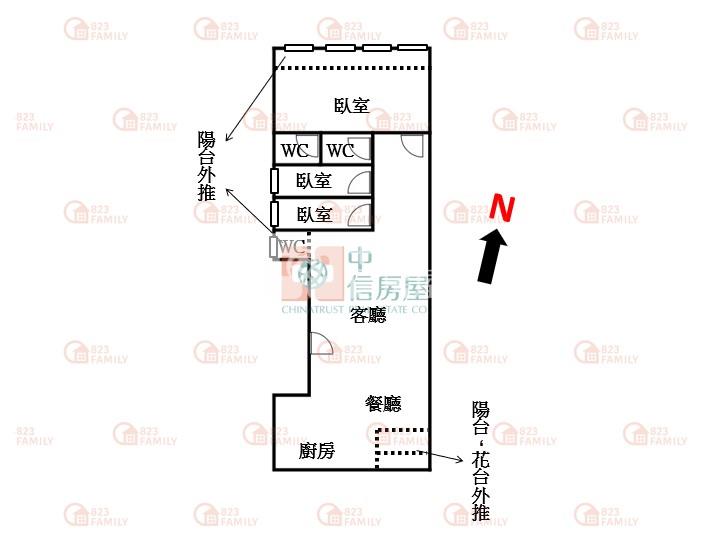 中國醫精選首購低總價三房美廈房屋室內格局與周邊環境