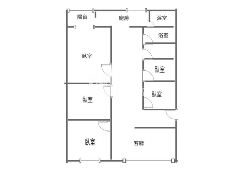 【神馬】龜山巨蛋5房公寓(需整理)房屋室內格局與周邊環境