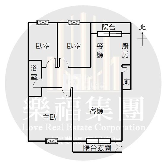 勤益科大.面公園3房樹海戶房屋室內格局與周邊環境