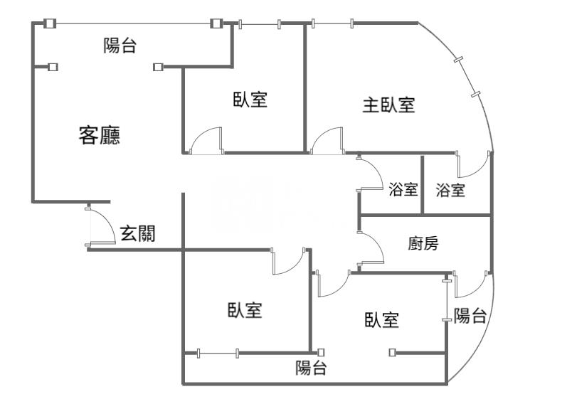 桃園區【百川綠晶】美四房+車位房屋室內格局與周邊環境