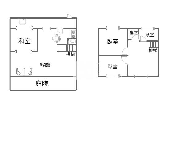 央大麒麟山莊大地坪鄰步道別墅房屋室內格局與周邊環境