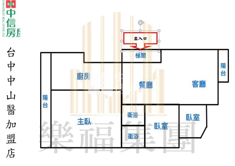 北屯國小近進化北路三房健身公寓2房屋室內格局與周邊環境