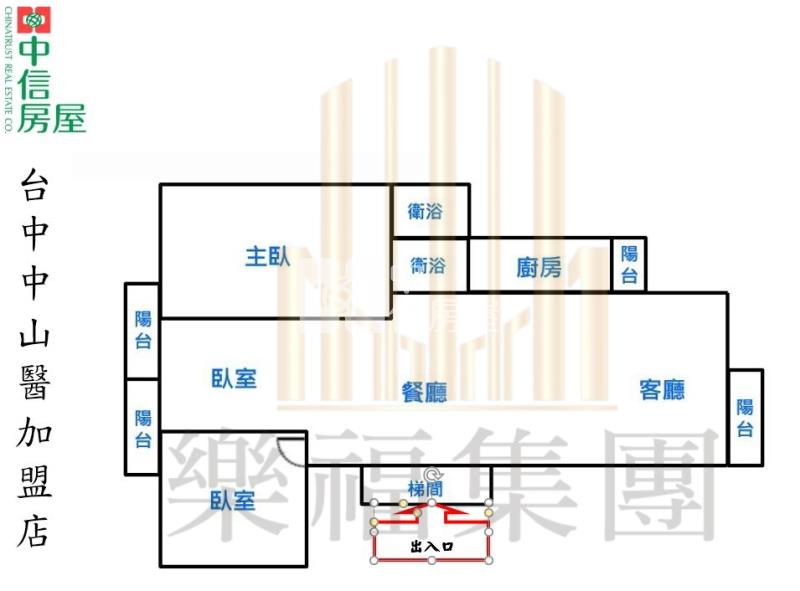 北屯國小近進化北路三房健身公寓1房屋室內格局與周邊環境