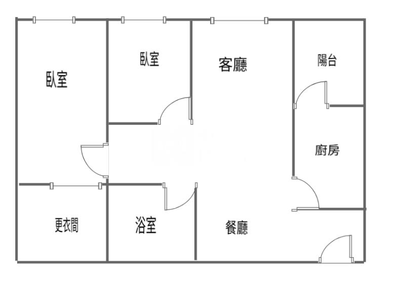 【奔馳】擎天匯高樓層2房車房屋室內格局與周邊環境