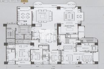 【奔馳】中悦帝寶景觀豪宅房屋室內格局與周邊環境