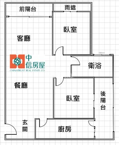 BZ21八德學區甜蜜2房車房屋室內格局與周邊環境