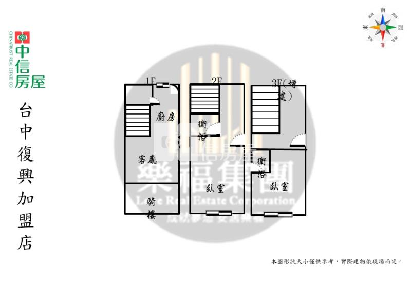 全新整理低總價臨路黃金透店房屋室內格局與周邊環境