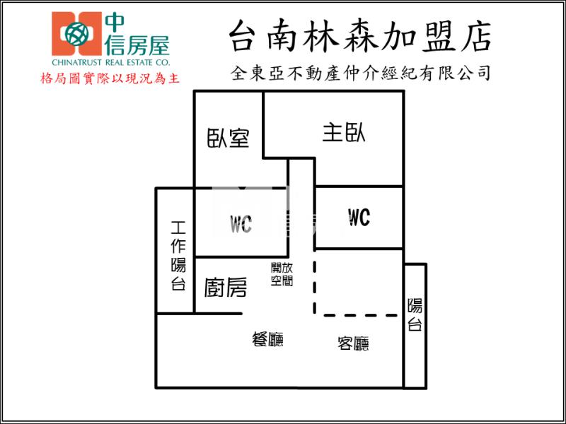 研森稀有露台全新未住三房平車電寓房屋室內格局與周邊環境
