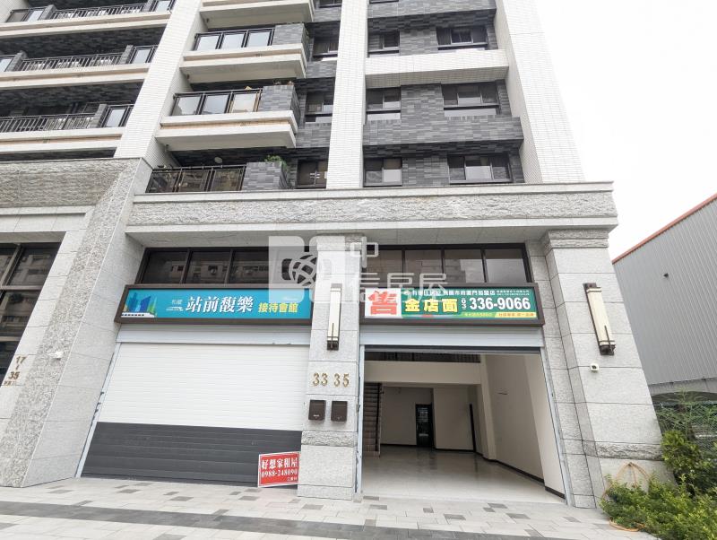 平鎮站前全新邊間挑高金店面+雙車位房屋室內格局與周邊環境