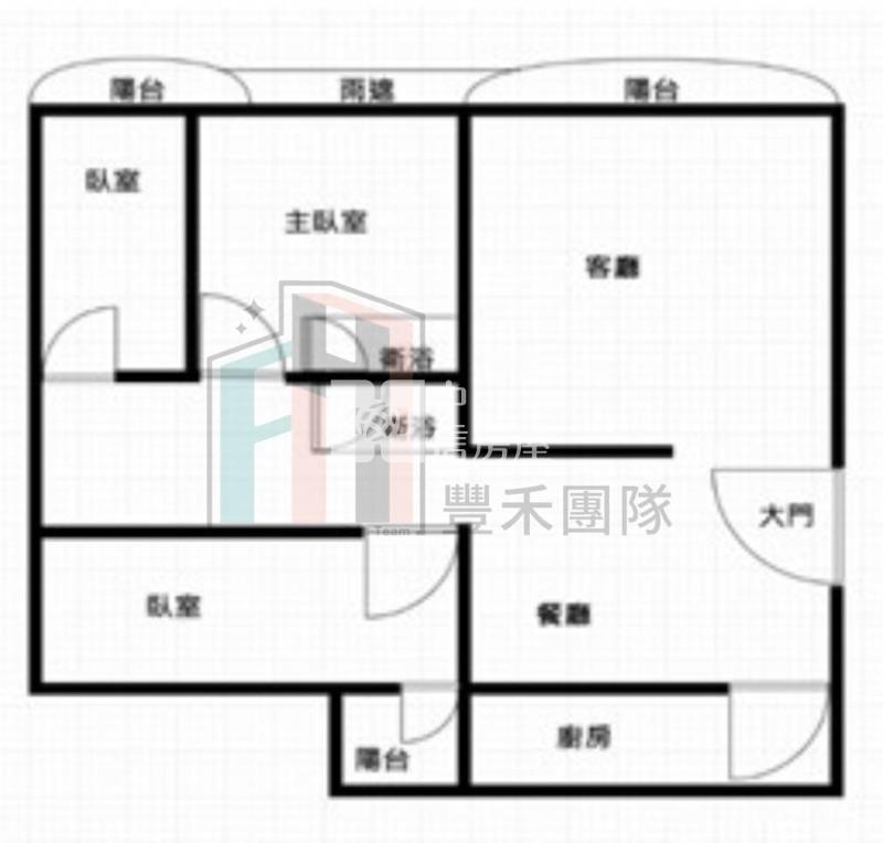【豐禾】近A22新明夜市旁電梯三房雙車位房屋室內格局與周邊環境