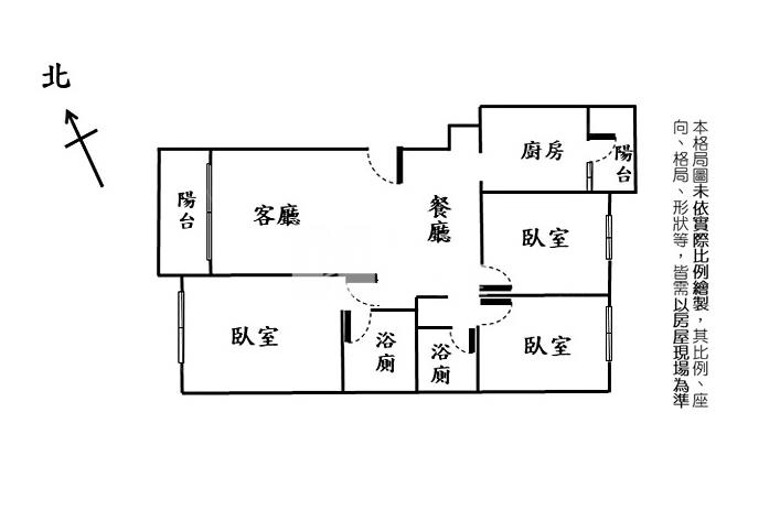 櫻花捷運次頂樓三房平車房屋室內格局與周邊環境
