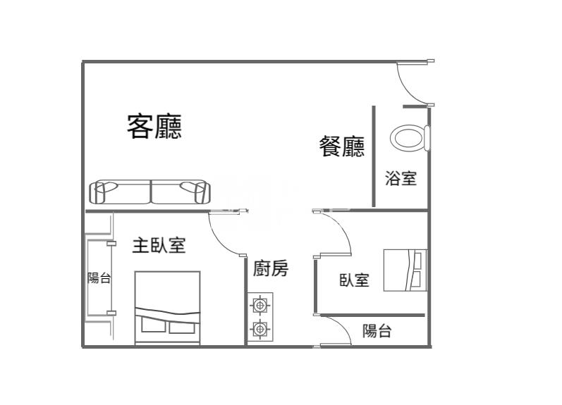 內壢愛上杜拜2房+車位房屋室內格局與周邊環境