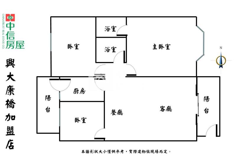 工學商圈綠園道旁入門玄關三房休旅車位｜高樓層靜謐直接入住房屋室內格局與周邊環境