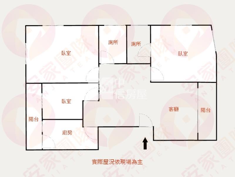 【安家】中壢sogo商圈三房公寓房屋室內格局與周邊環境